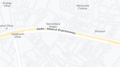 Hotel location map
