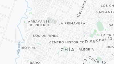 Kort over hotellets beliggenhed