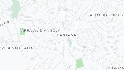 Kaart met de situering van het hotel