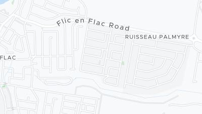 Kaart met de situering van het hotel