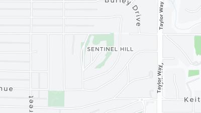 Mapa de localização do hotel