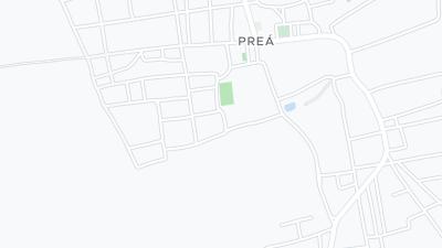 Kaart met de situering van het hotel