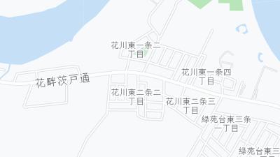 Kaart met de situering van het hotel