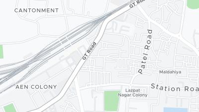 Hotel location map