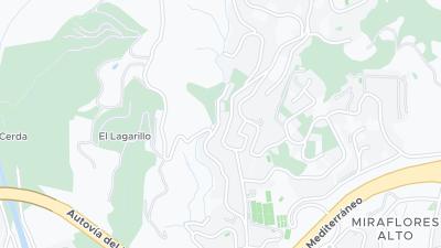 Hotel location map