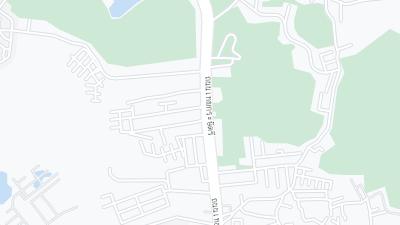 Kaart met de situering van het hotel