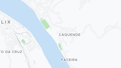 Kaart met de situering van het hotel