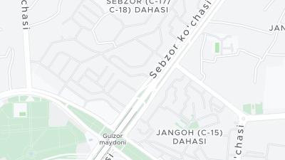 Hotel location map