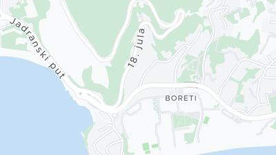 Hotel location map