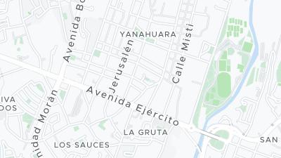 Hotel location map