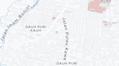 Mapa de localização do hotel