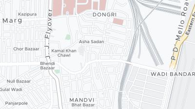 Mapa de localização do hotel