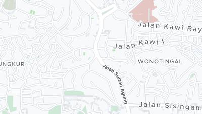 Kaart met de situering van het hotel