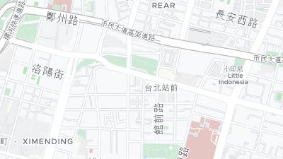 Hotel location map