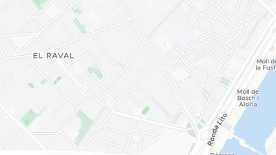 Kaart met de situering van het hotel