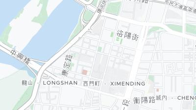 Kort over hotellets beliggenhed