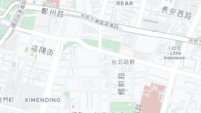 Hotel location map