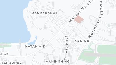 Plan de localisation de l'hôtel