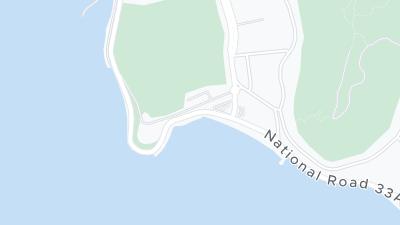 Mapa de localização do hotel