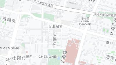 Hotel location map