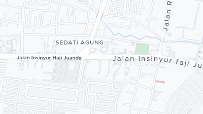 Mapa de localização do hotel