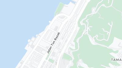 Mapa de localização do hotel