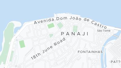 Mapa de localização do hotel