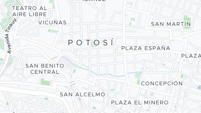 Mapa de localização do hotel