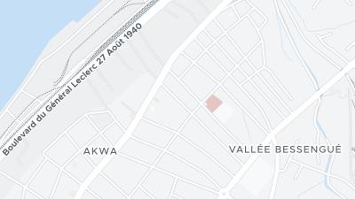 Hotel location map