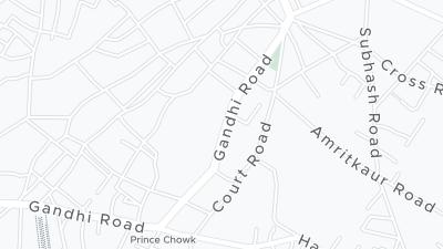 Mapa de localização do hotel