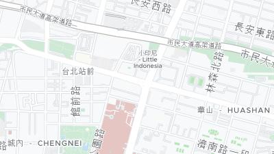 Hotel location map