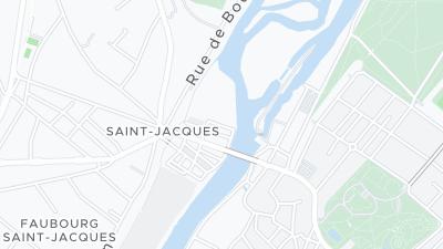 Kort over hotellets beliggenhed