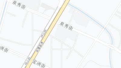 Kaart met de situering van het hotel