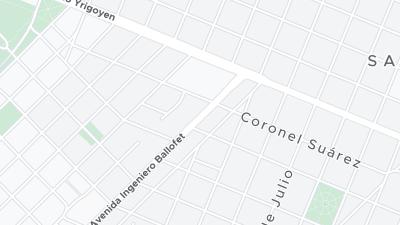 Kaart met de situering van het hotel