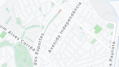 Kaart met de situering van het hotel