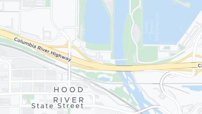 Kaart met de situering van het hotel