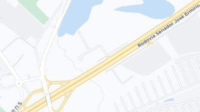 Kaart met de situering van het hotel