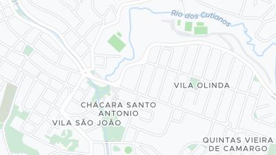 Kaart met de situering van het hotel