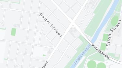 Hotel location map
