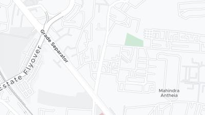 Mapa de localização do hotel