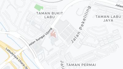 Mapa de localização do hotel