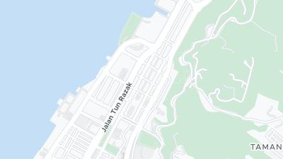 Mapa de localização do hotel