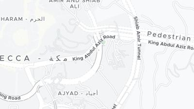 Hotel location map