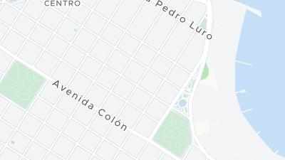 Kaart met de situering van het hotel