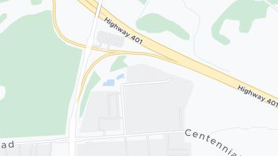 Hotel location map