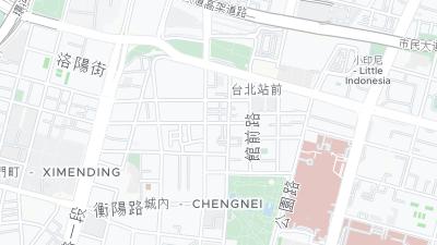 Hotel location map