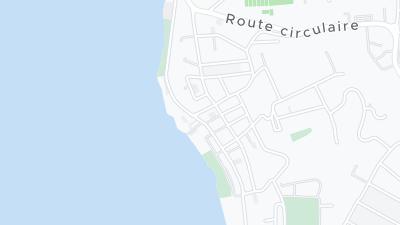 Mapa de localização do hotel