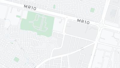 Kaart met de situering van het hotel