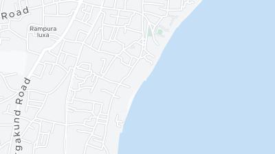 Mapa de localização do hotel