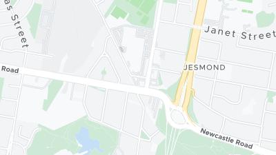 Hotel location map